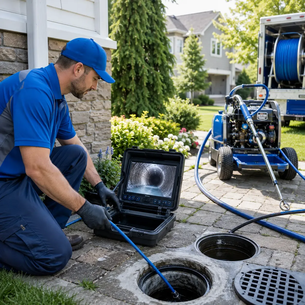 Outdoor drain cleaning professionals serving Whitefield, OK